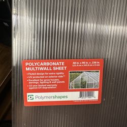 Pieces Of Polycarbonate Multi Wall Sheets Cut From 48”x96”
