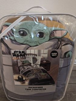 Star Wars The Mandalorian: The Child Twin Comforter !Brand New!