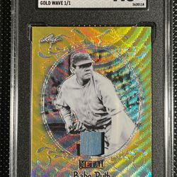 Babe Ruth 1 Of 1 Baseball Card 