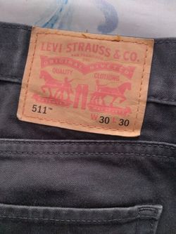 Levi's 511 Matte Black