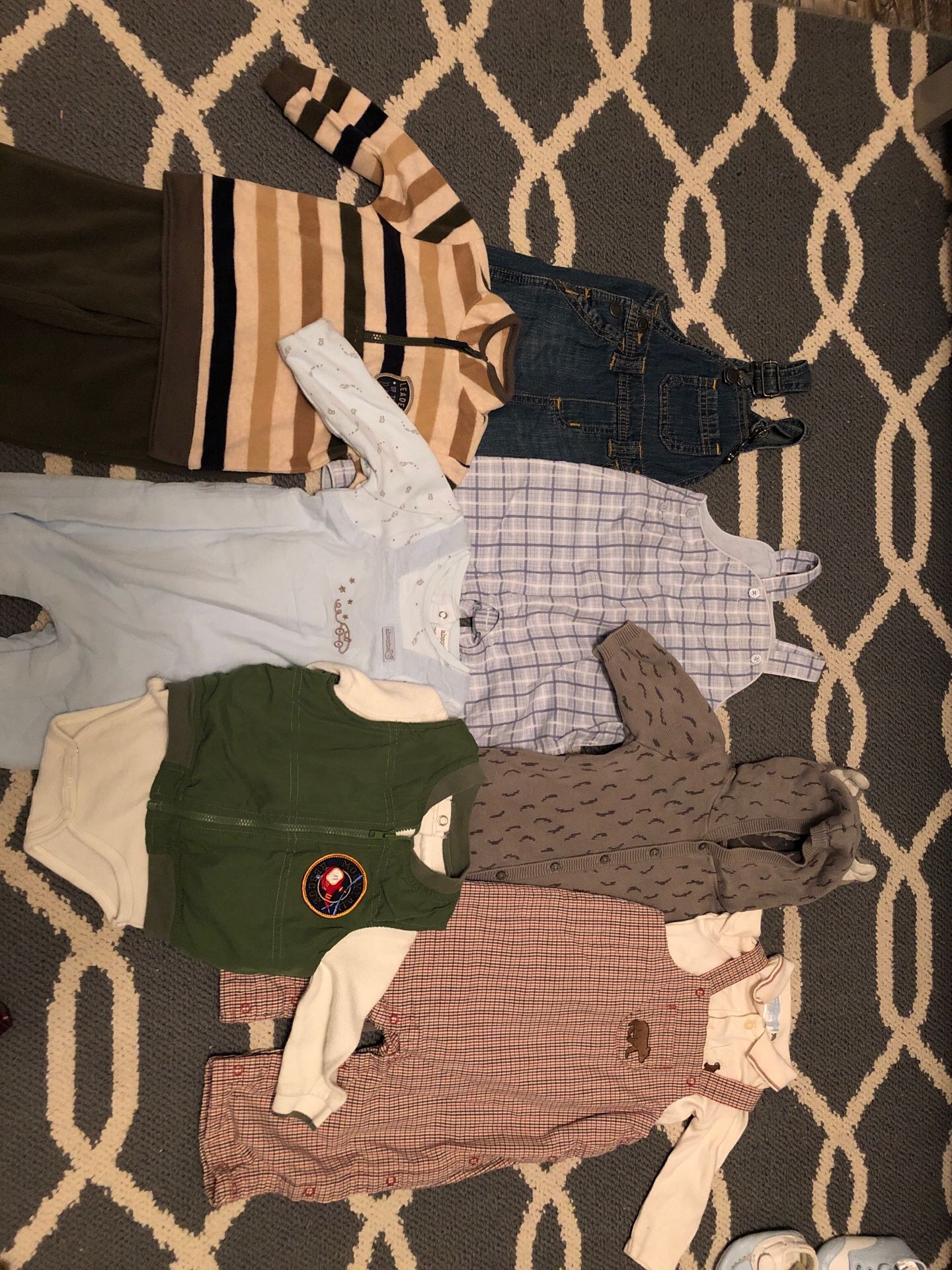 Baby boy fall/winter clothes 3-6 months