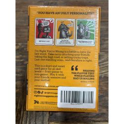 I'm Right You're Wrong Party Debate Card Game, New