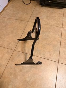 Oem Harley Davidson black backrest Sissy Bar quick release fits Dyna