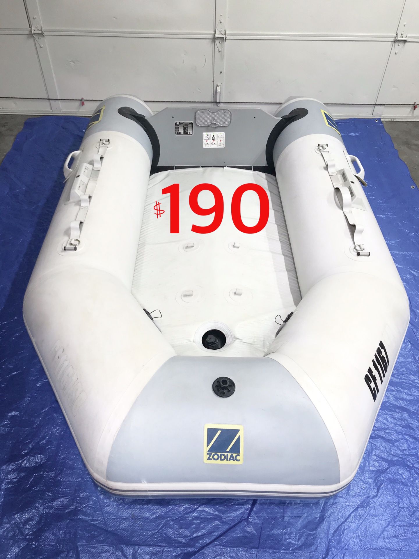 Zodiac 9ft Inflatable Boat. ** excellent condition **