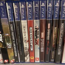 Bunch of PS4 Games