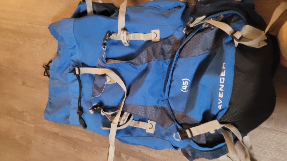 HIGH SIERRA Backpack Avenger 45 Blue Hiking Internal Frame