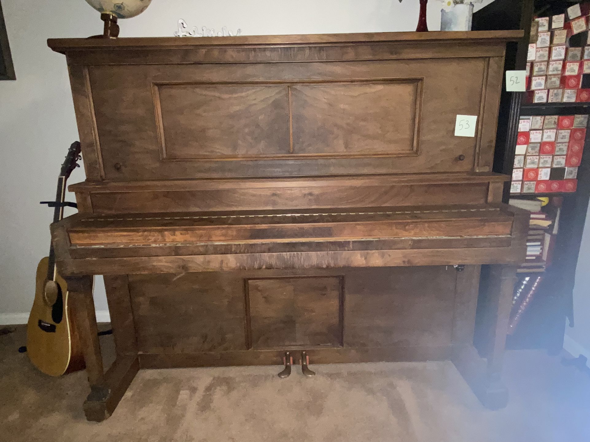 Player Piano Antique Upright - Price Includes Delivery within PHX AZ metro