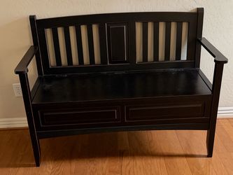 Wooden bench