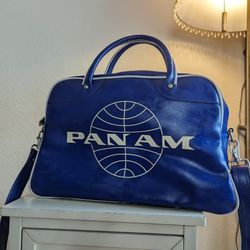 Vintage PAN AM Airlines Travel Bag
