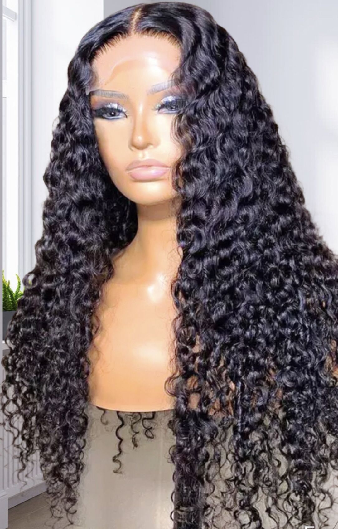 100% Brazilian Deep wave Wig 28” 13x6