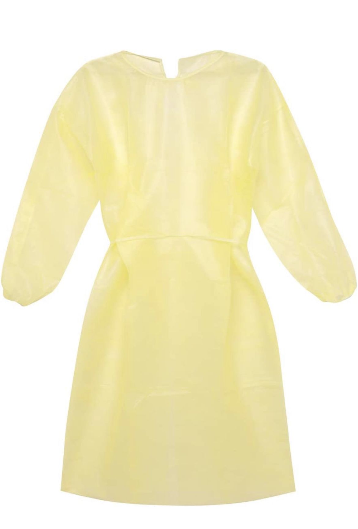 50 reusable/launderable isolation gown long sleeve size l/xl