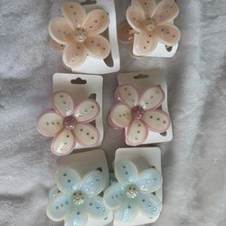Flower Hair Clips