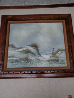Oil Painting With Frame. 28x31