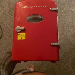 Red Mini Fridge