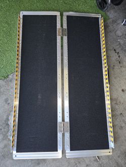 Wheelchair Ramp 4FT, Non-Slip Aluminum Ramps for Wheelchairs for Home, Handicap Wheelchair Ramps for Home Steps