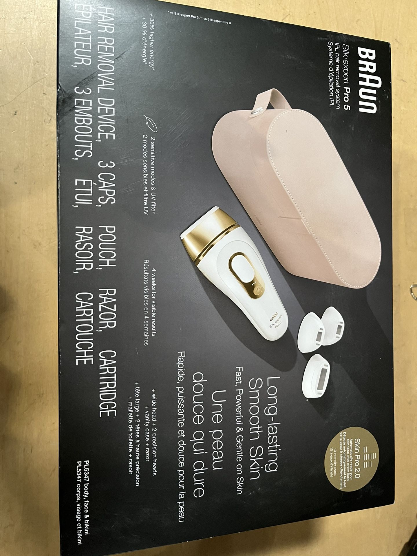 New Braun at Home Laser Hair Removal Pro 5