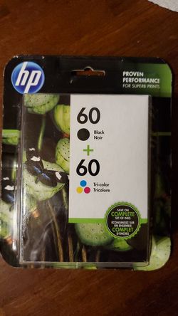 Hp 60 black & tri-color ink