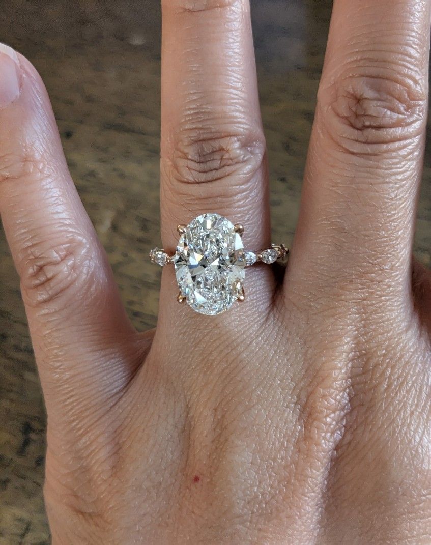 Brand New 5.06 carat Engagement Ring Size 6