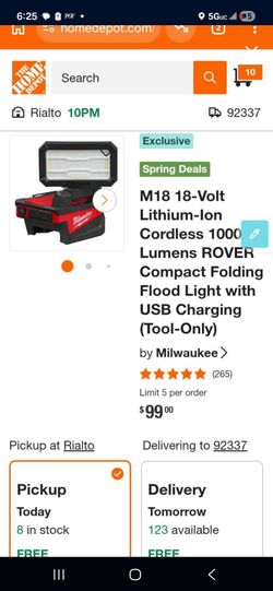 Milwuakee multidirectipnal flood light