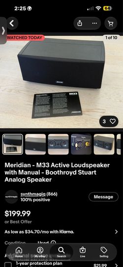 Meridian m33 Loud Speaker