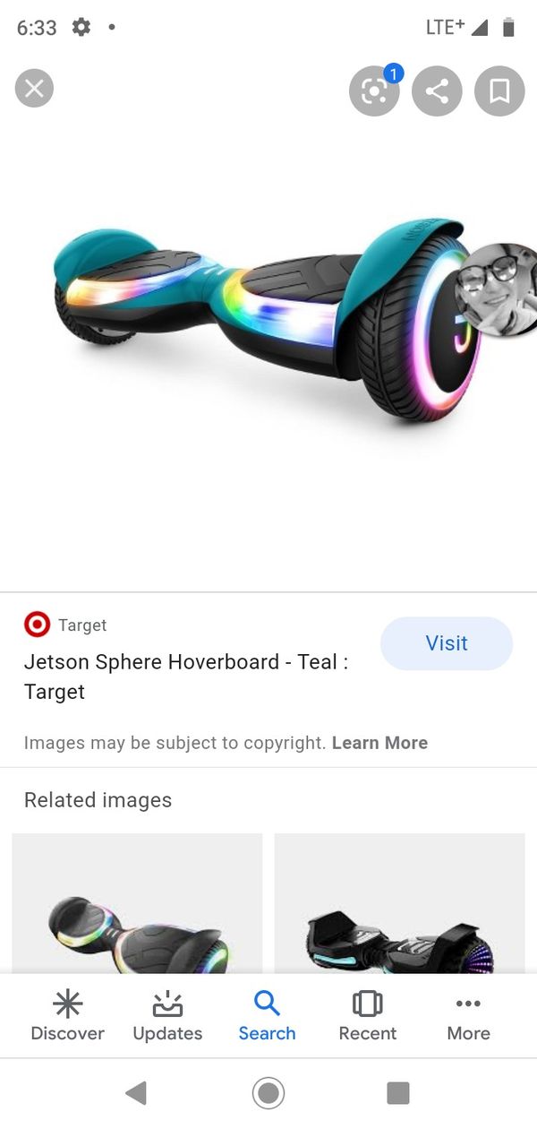 Jetson Sphere Hoverboard Blue Sphere Hoverboard Jetson A hoverboard