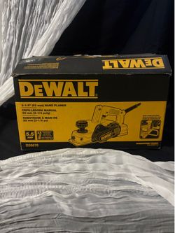 DEWALT D26676 3-1/4" Hand Planer - 5.5 Amp Corded (In Box)