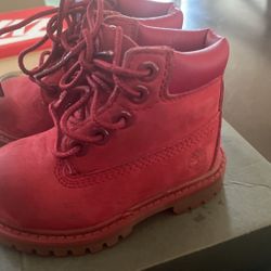 Toddler timbs - Red