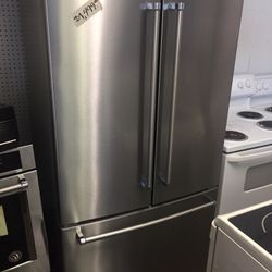 Refrigerator Stainless Steel French 36” Counter Depth 