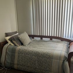 PULL OUT BED AND 2 MATTRESSES ONLY
