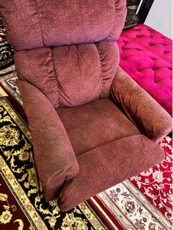 Red reclinable lazy boy
