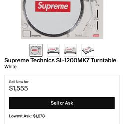 Supreme Technics Turntable 