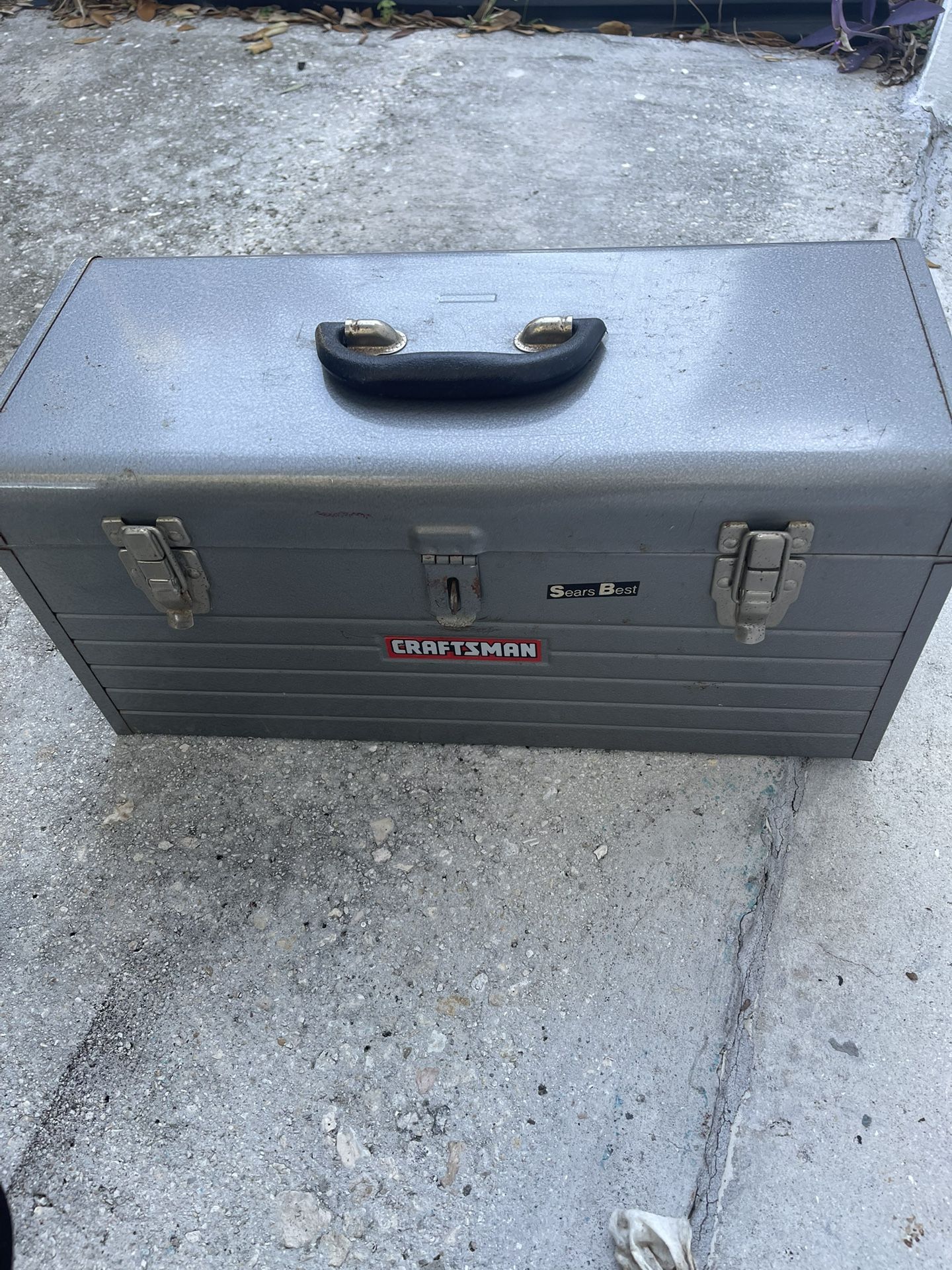Craftsman Steel Tool Box With Tray Used Condition $20 Firm On Price