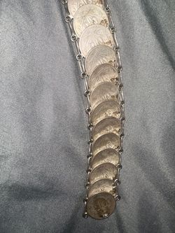 Coin bracelet-read description