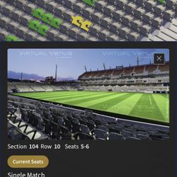 2 Tickets For SAN Diego Fc Final 