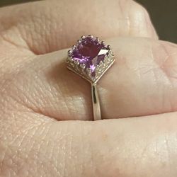 Alexandrite Ring 925 Sz 6 Or 8