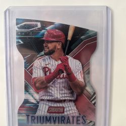 ⚾ 2023 Stadium Club Triumvirates — Kyle Schwarber [Red] #T-15