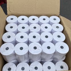 3-1/8" X 230' THERMAL PRINTER POS CASH REGISTER RECEIPT PAPER BPA FREE- 45 ROLLS