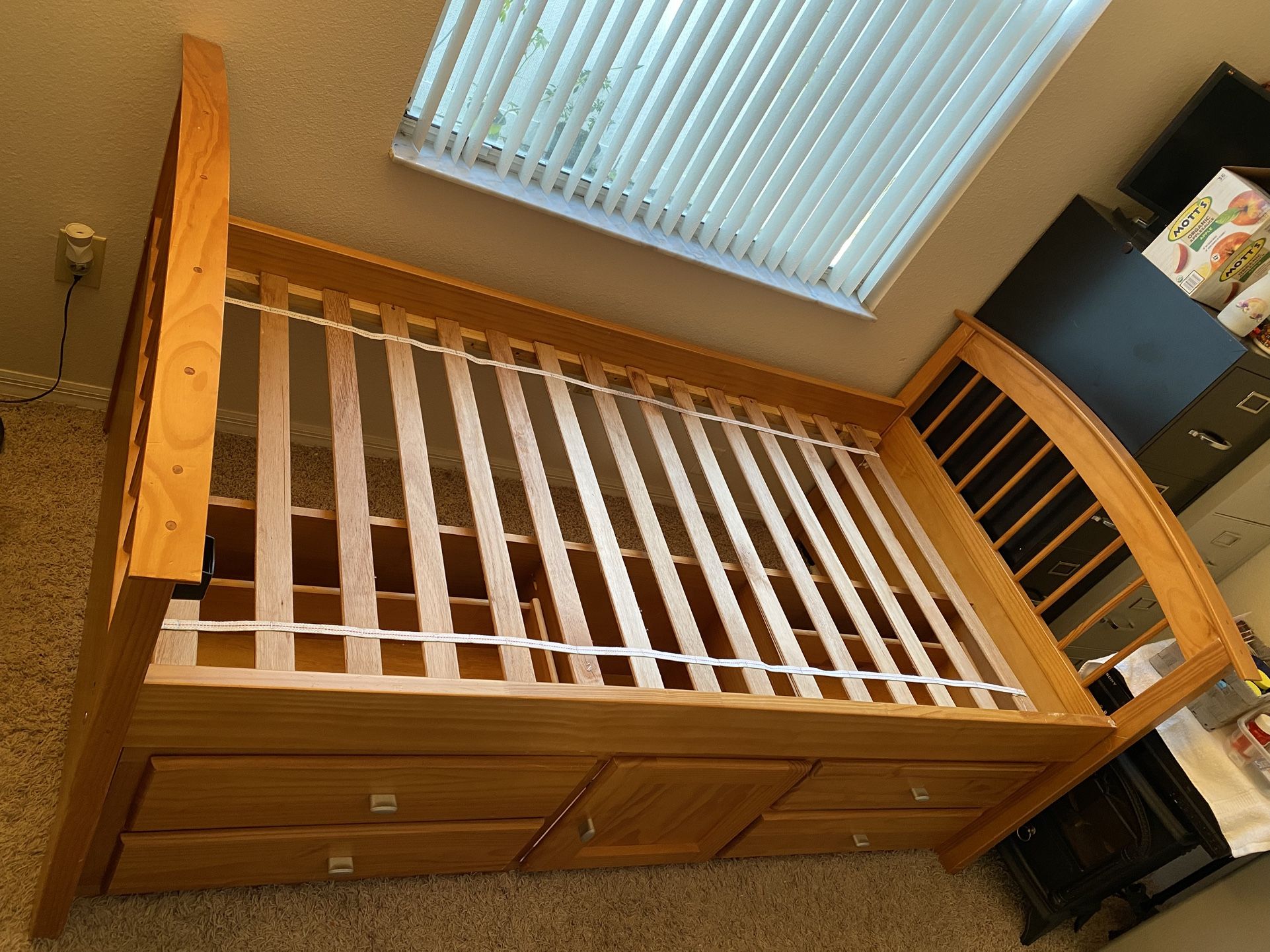 Twin Bed Frame With Storage