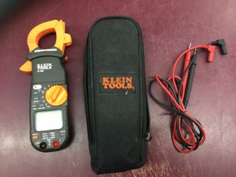 Klein Tools Clamp Multimeter CL1000 With Leads And Case Voltmeter Electrician HVAC