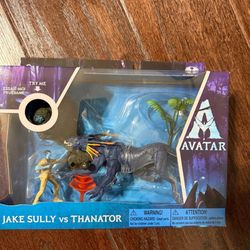 Avatar Mcfarlane Toys Jake Sully Vs Thanator Figure