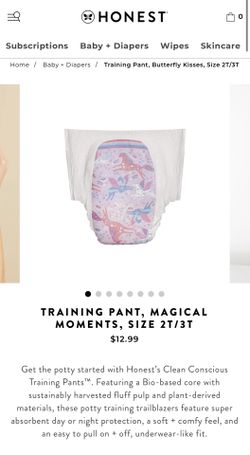 HONEST TRAINING PANT, MAGICAL MOMENTS, SIZE 2T/3T