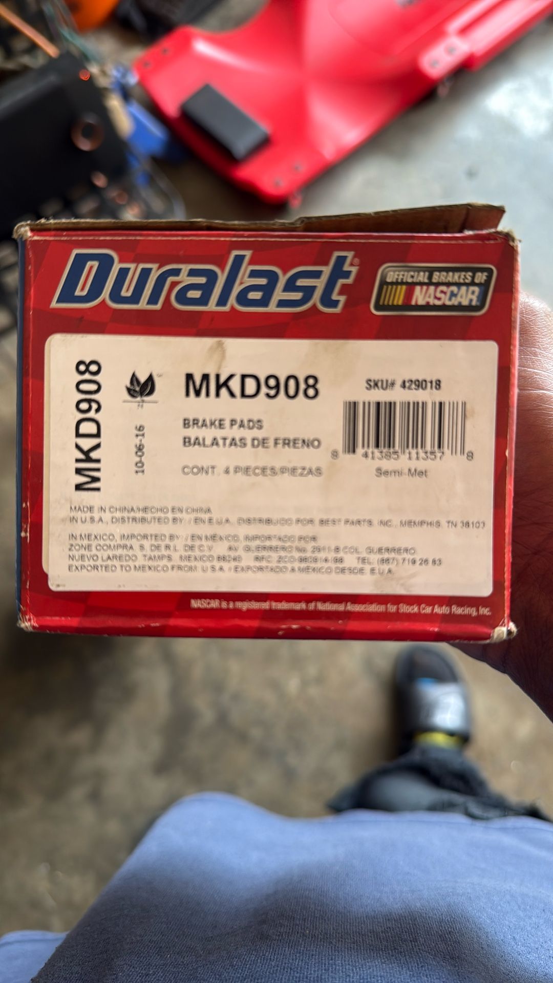 New Brakes Mkd908