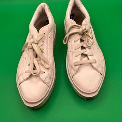 Adidas Sleek Platform Sneakers White Size 8 1/2
