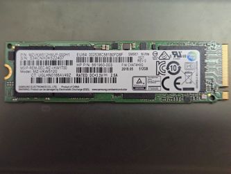 Samsung 512 GB Nvme SSD