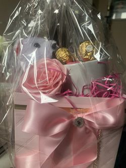 Bolsitas Decorativas Con Chocolates Ferreiro Y Taza, Perfecto Para Dia De Madres
