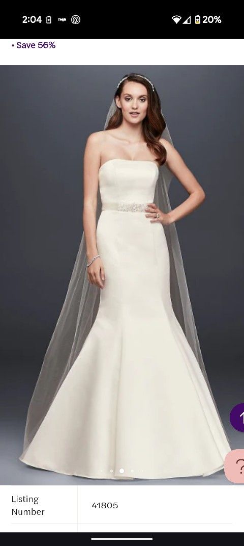 David's Bridal Wedding Dress