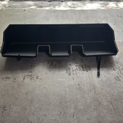 Cybertruck under seat storage bin