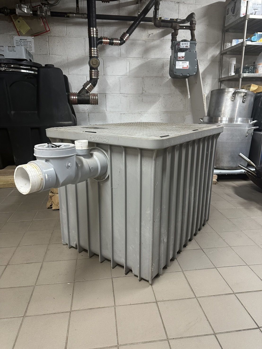 New Grease Trap