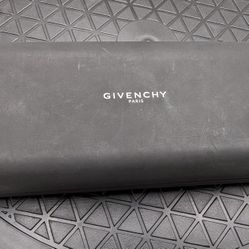 Authentic Givenchy Black Eyeglass Sunglass Case with Cleaning Cloth