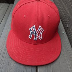 Special edition red white and blue MLB New York Yankees hat